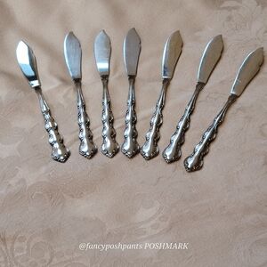 rare!6ONEIDA Mozart lot of 6 butter knives stainless steel luxury high q…